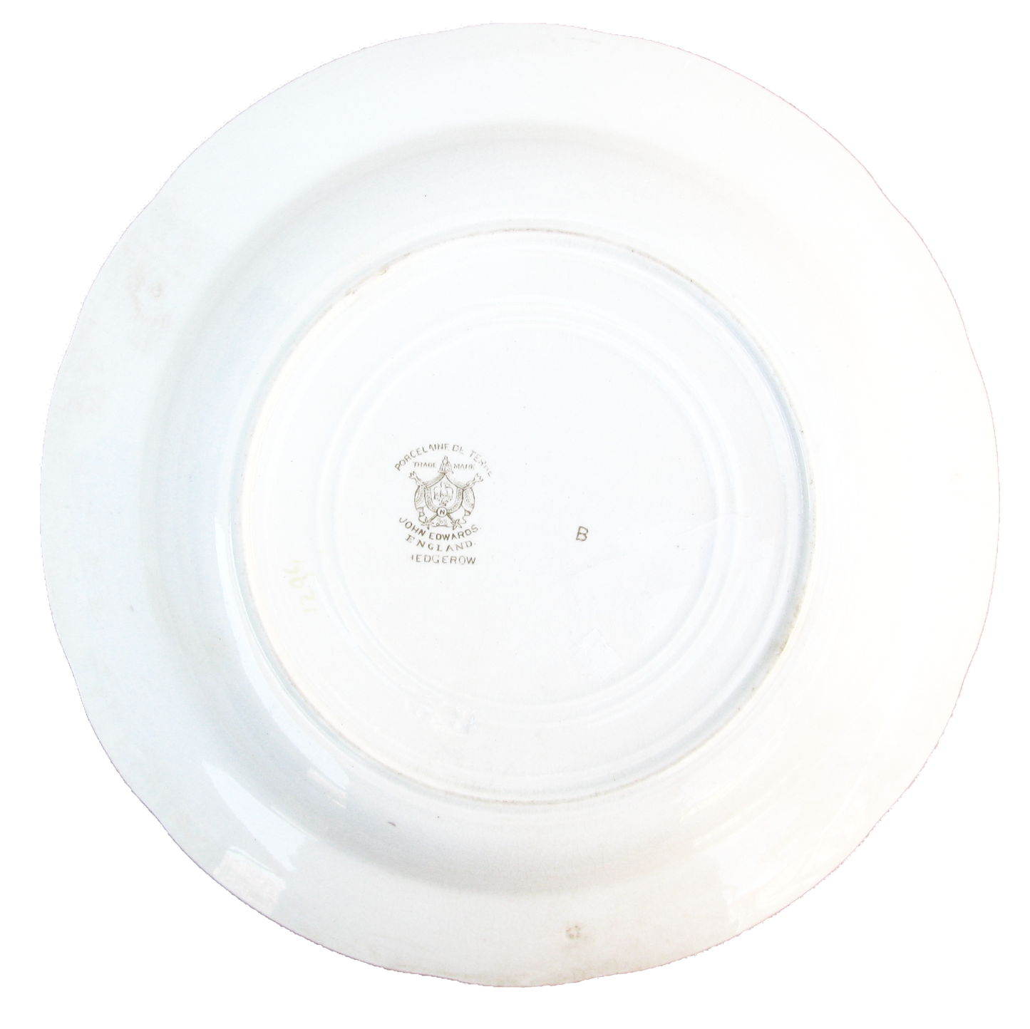 1880s John Edwards English Staffordshire Bowls, Pair