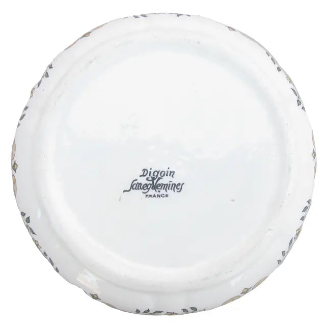 1910s French Digoin & Sarreguemines Faience Ashtray / Catchall