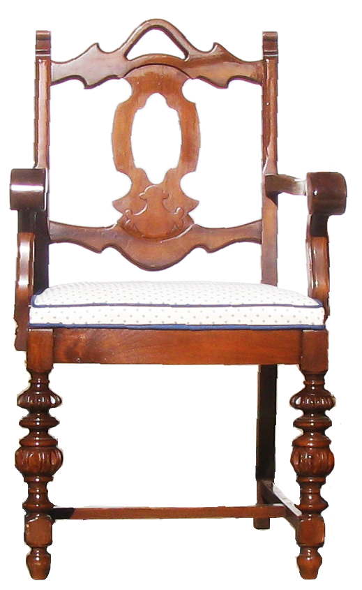 1920s English Gothic Revival / Jacobean Style Dining Chairs, Set of 6