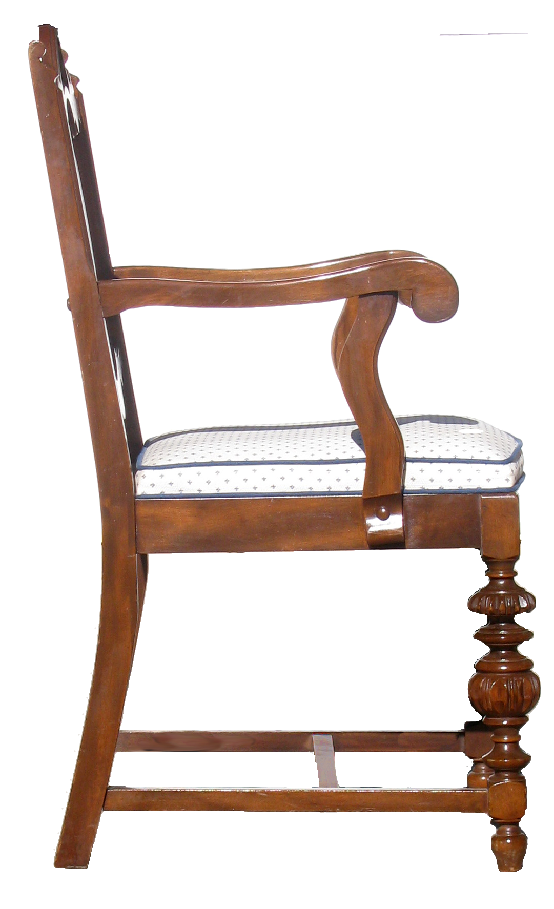 1920s English Gothic Revival / Jacobean Style Dining Chairs, Set of 6