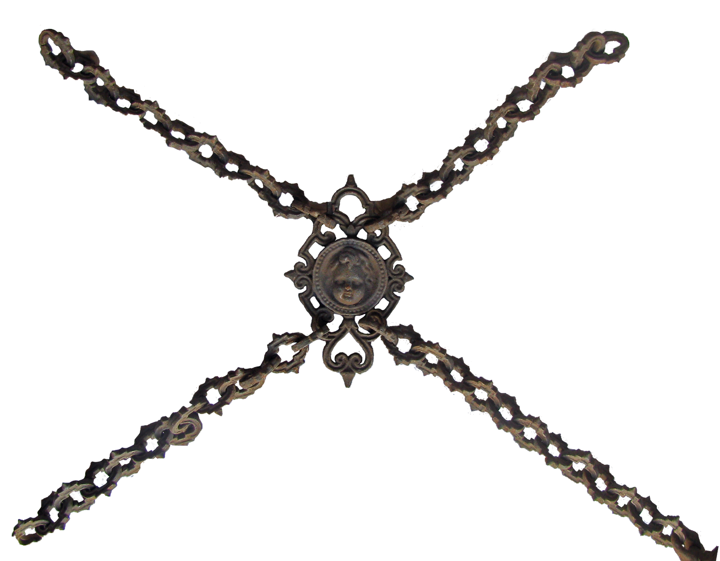 19th C. French Iron Garden Decorative Accent / Fence Panel