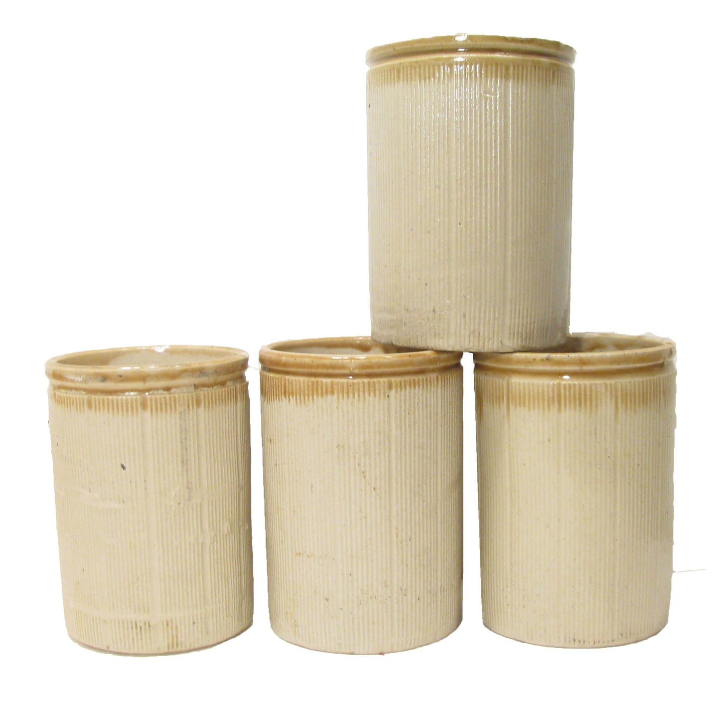 Antique English Ironstone Pottery C.1880, S/4