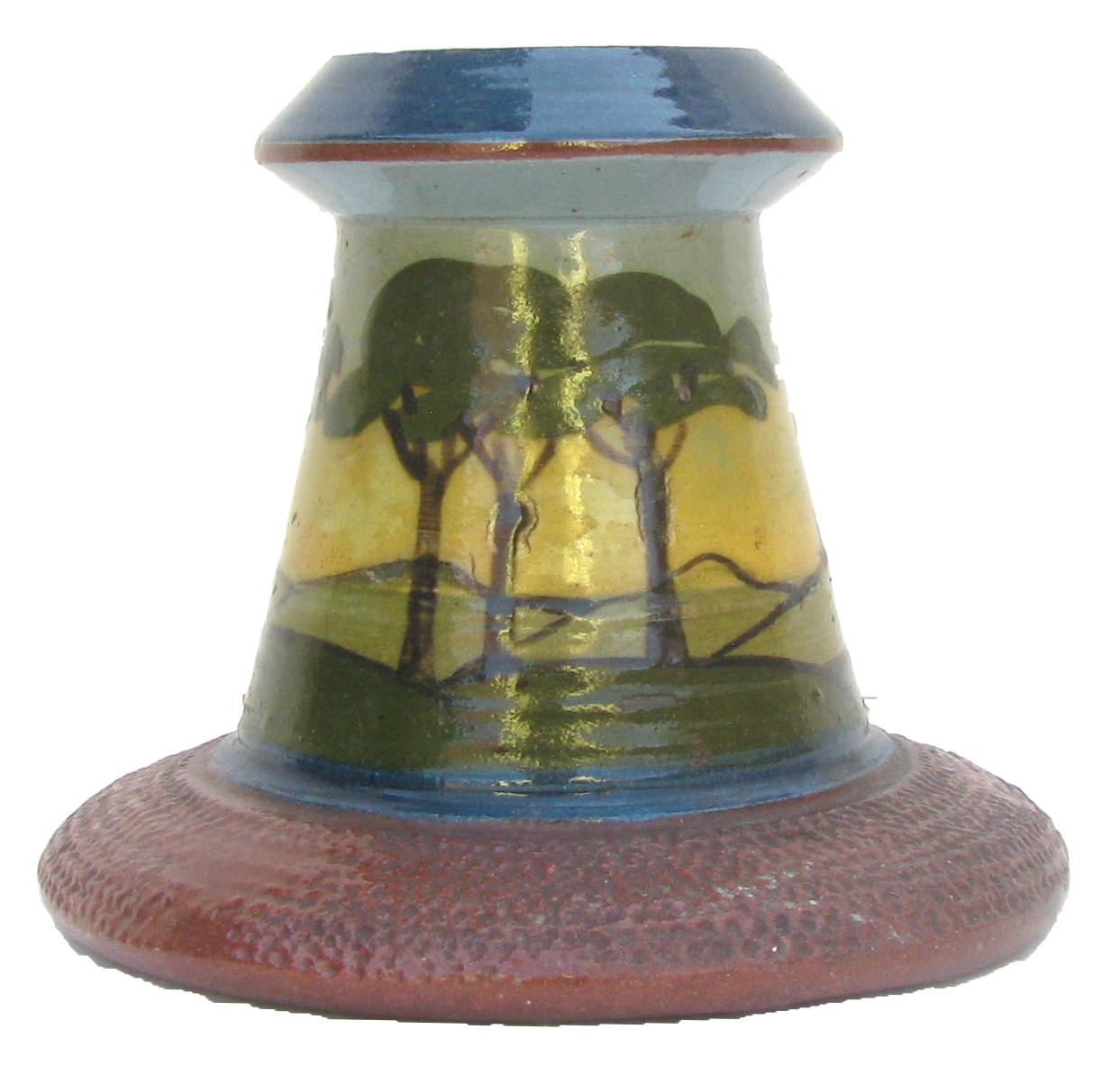 Antique English Torquay Redware Match Strike