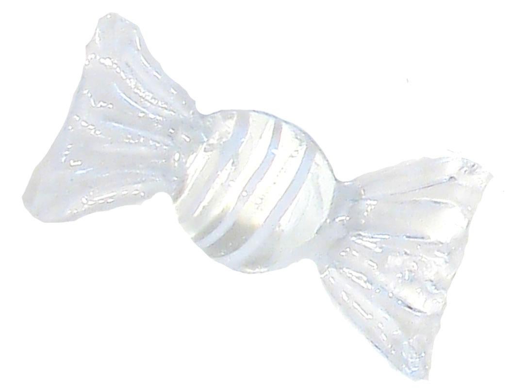 Clear & Colorful Murano Art Glass Candies, Set of 10