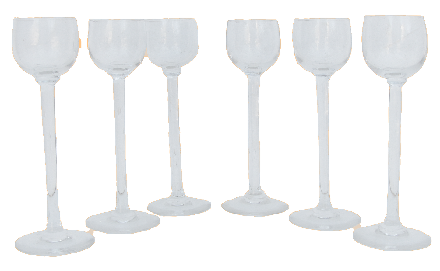 Midcentury Liqueur / Cordial Glasses. Set of 6