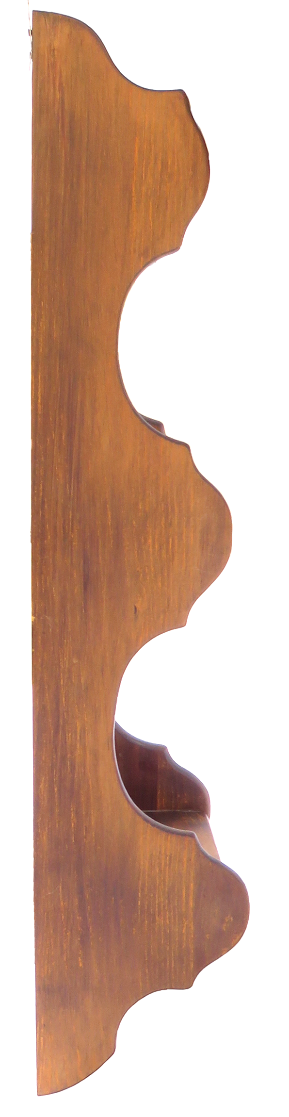 Curvaceous Wood Wall Shelf