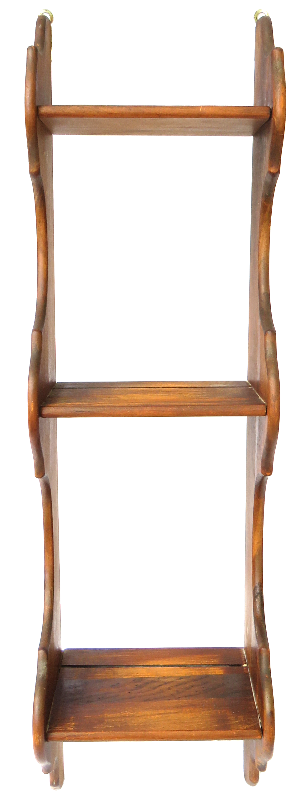 Curvaceous Wood Wall Shelf