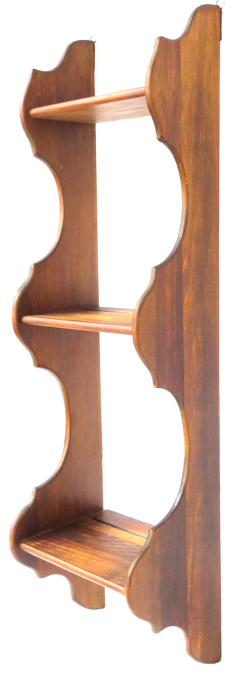 Curvaceous Wood Wall Shelf