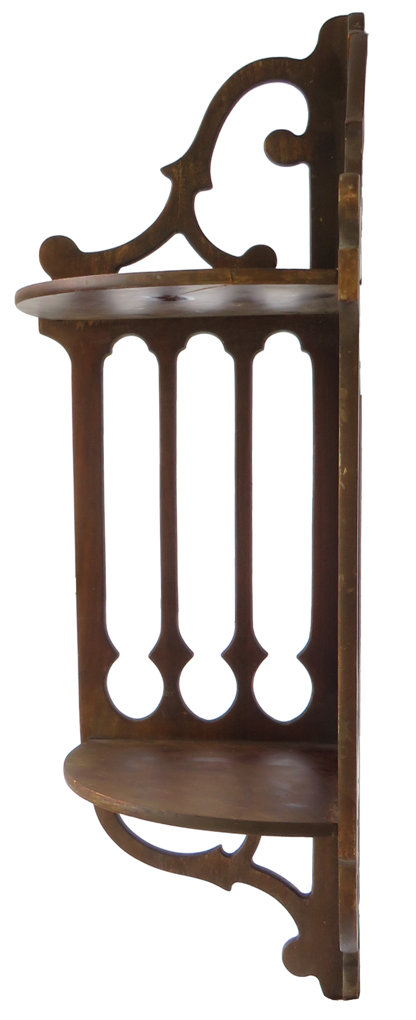 Early 20th C. Chippendale Corner Wall Shelf