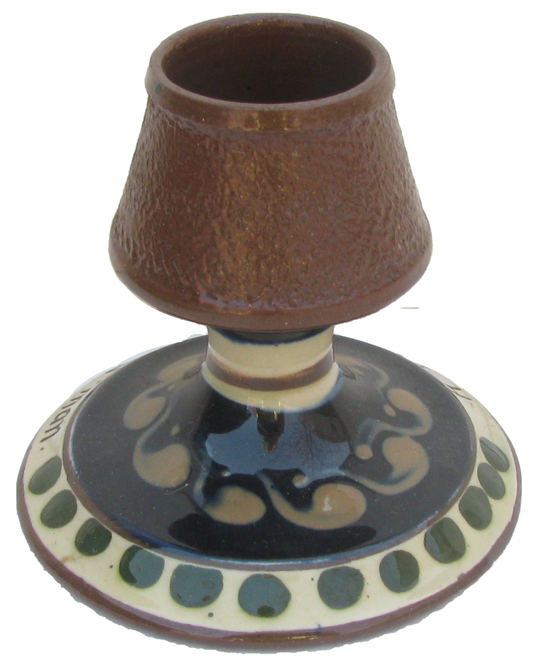 English Torquay Redware Pottery Match Striker