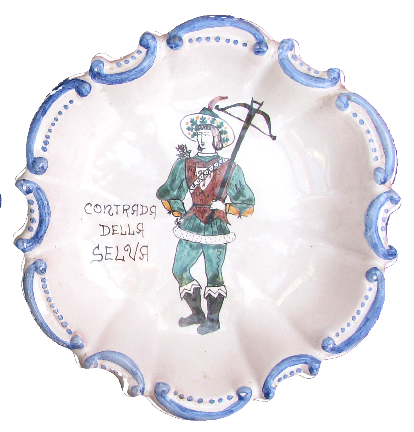 French & Italian Decorative Plates, Set of 2