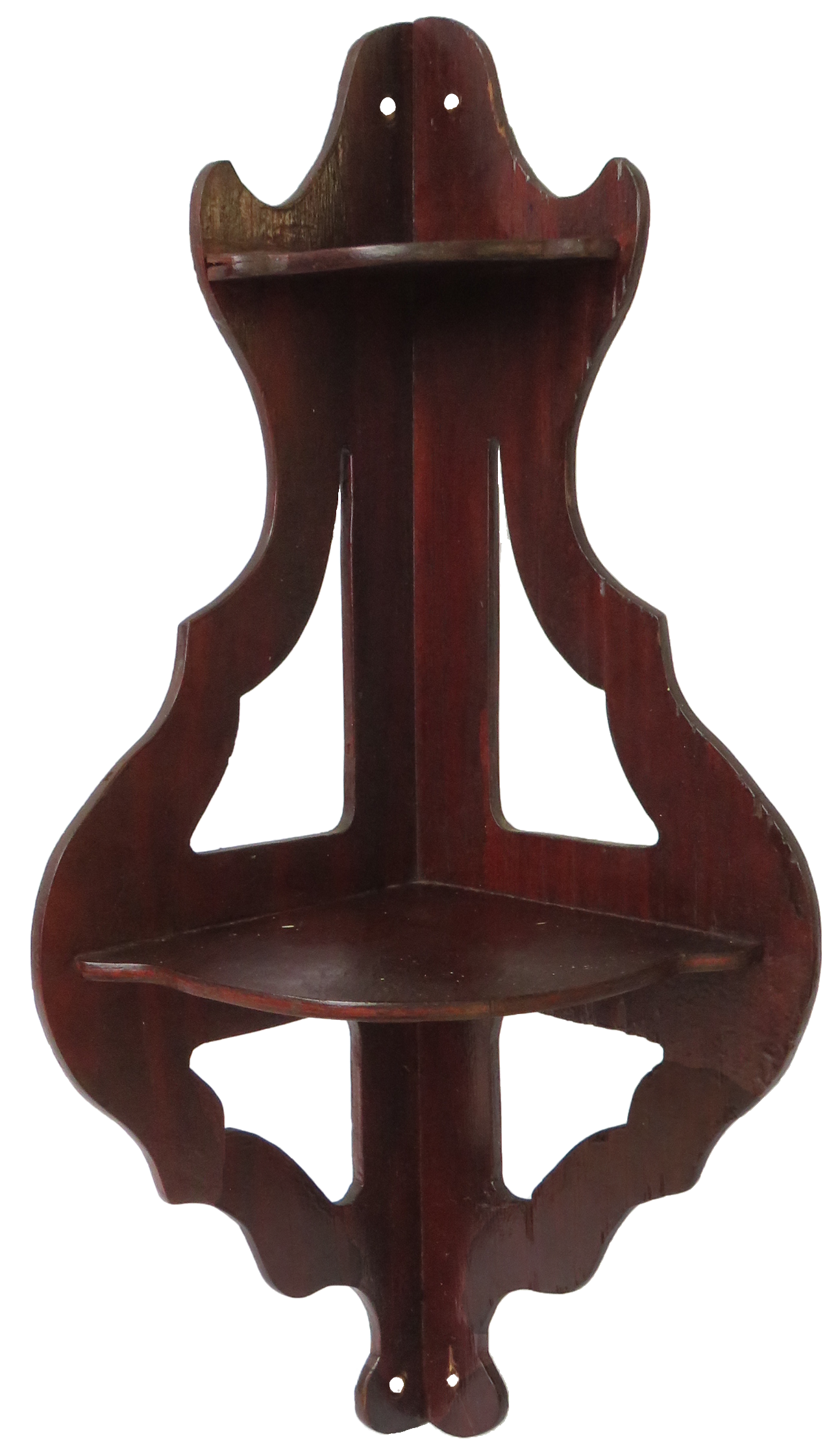 French Country Style Corner Wall Shelf