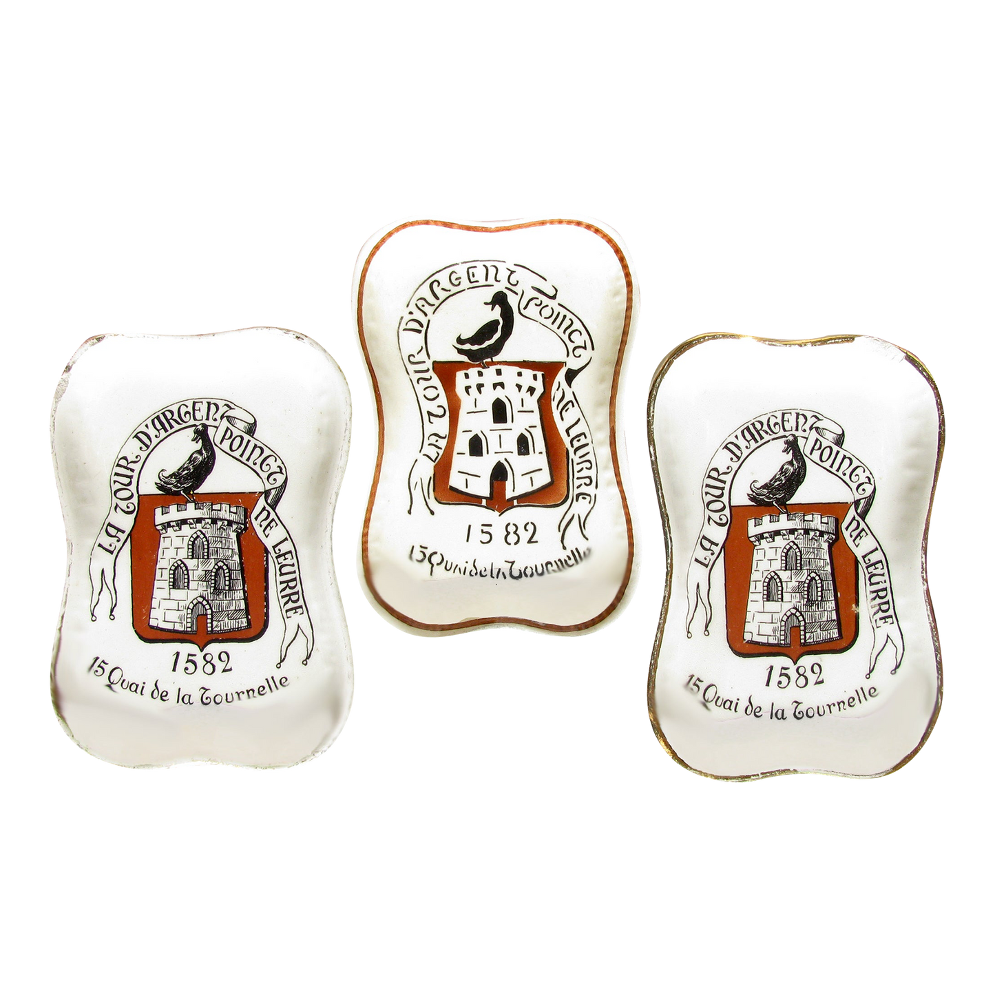 French Petite Trays From Paris La Tour d'Argent Restaurant