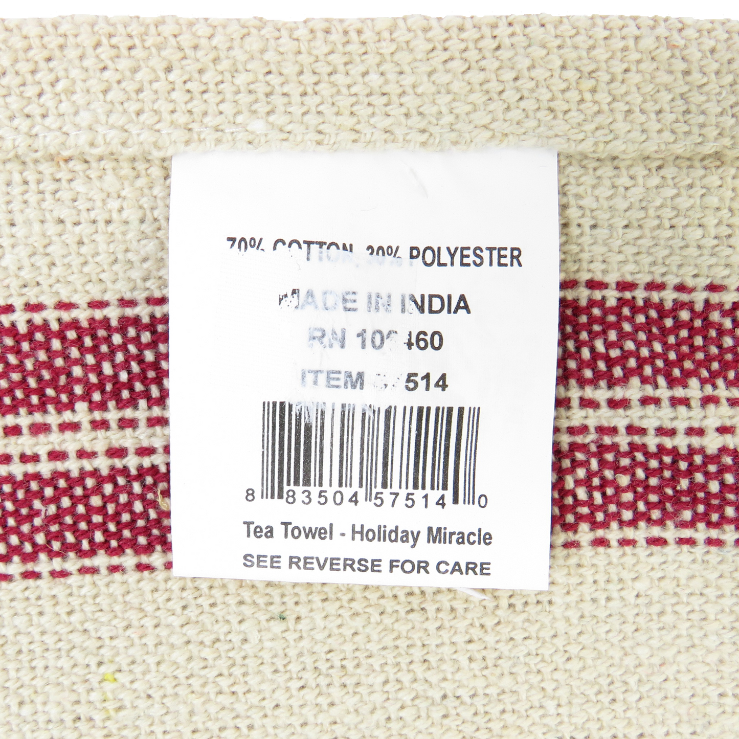 Farmhouse Chic Holiday Tea Towels, Pair