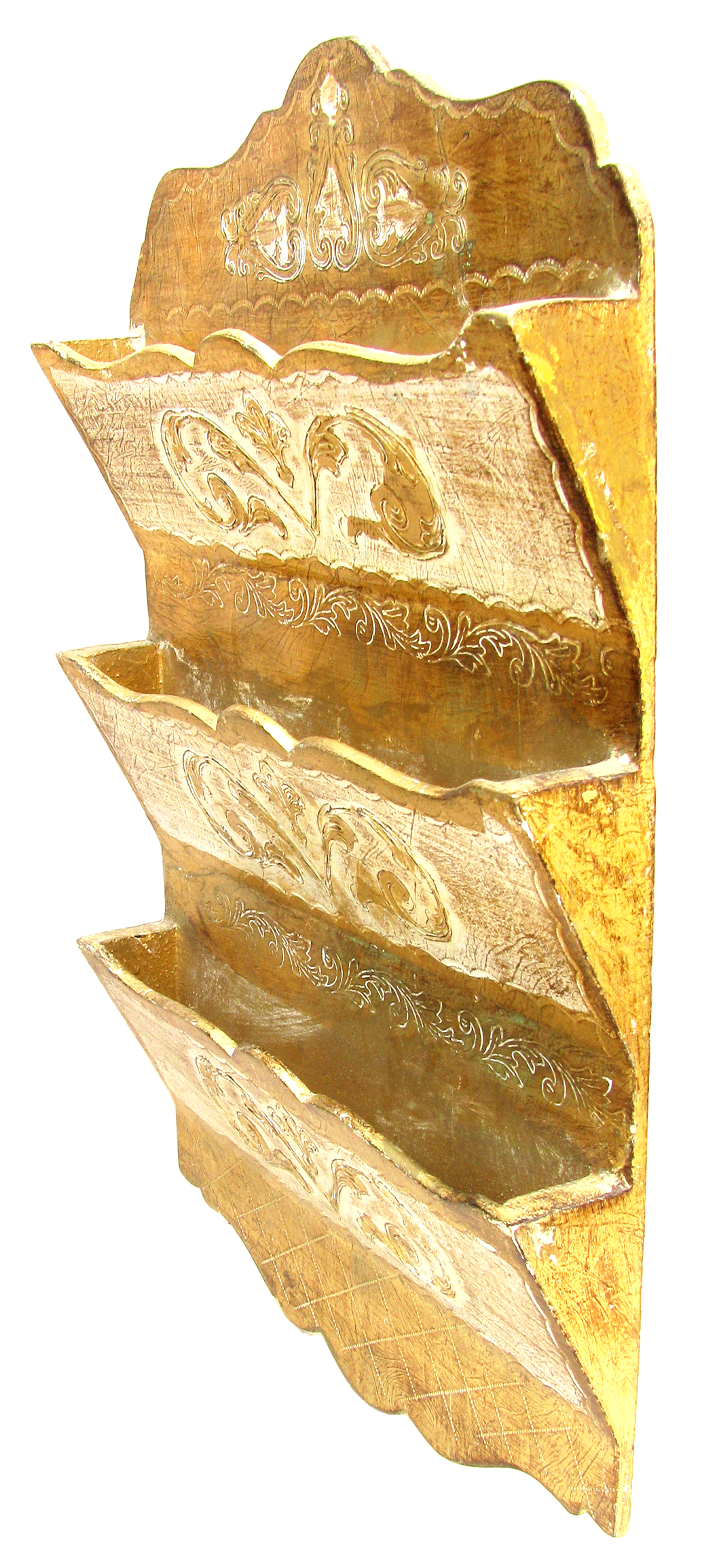 Italian Florentine Letter Box / Mail Sorter