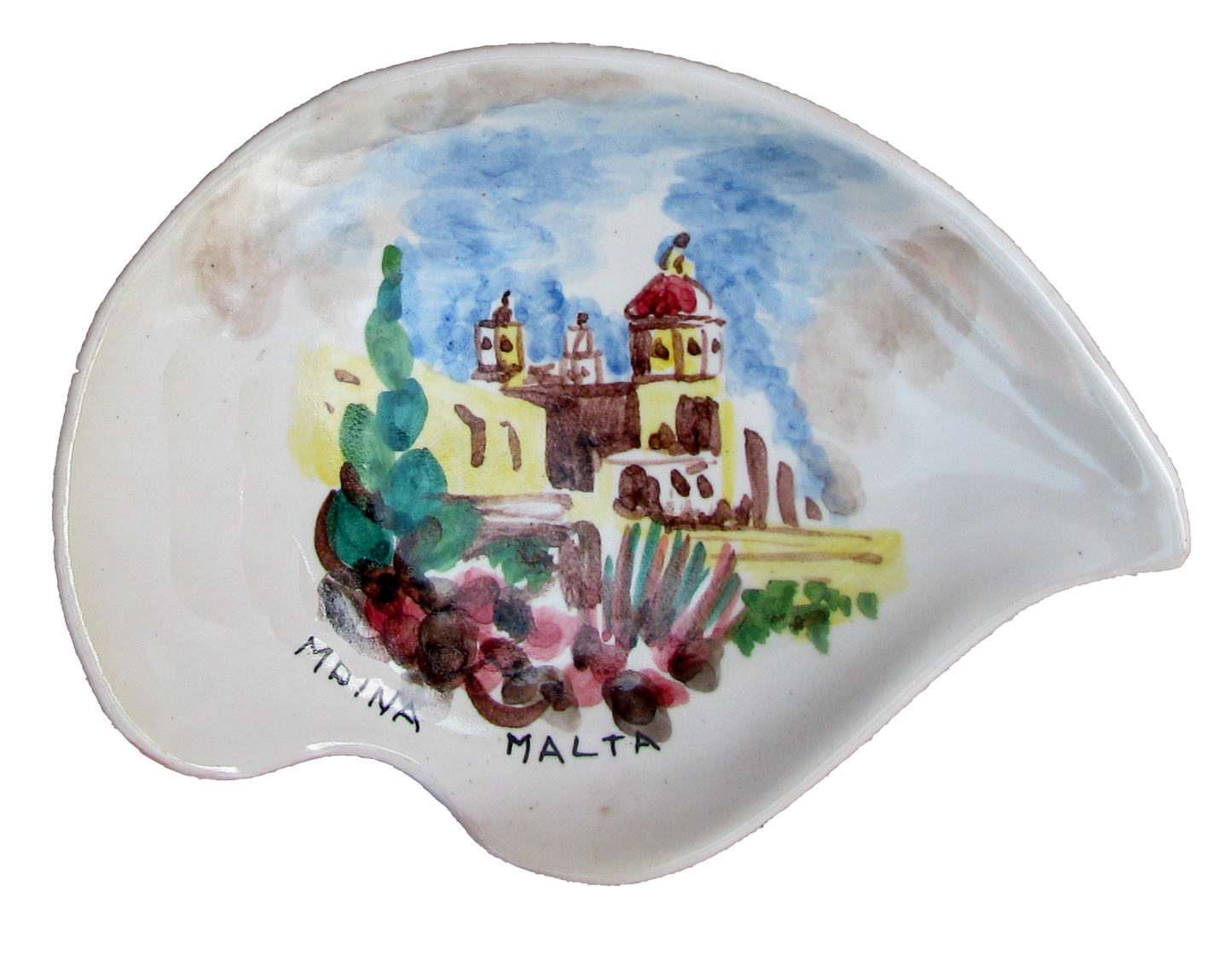 Mediterranean Island Souvenir Dishes, Set of 3