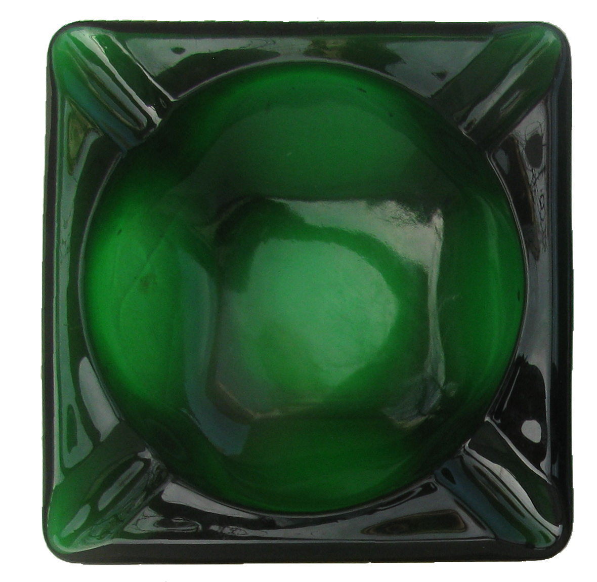 Mid-Century Modern Art Glass Ashtrays, Set of 4