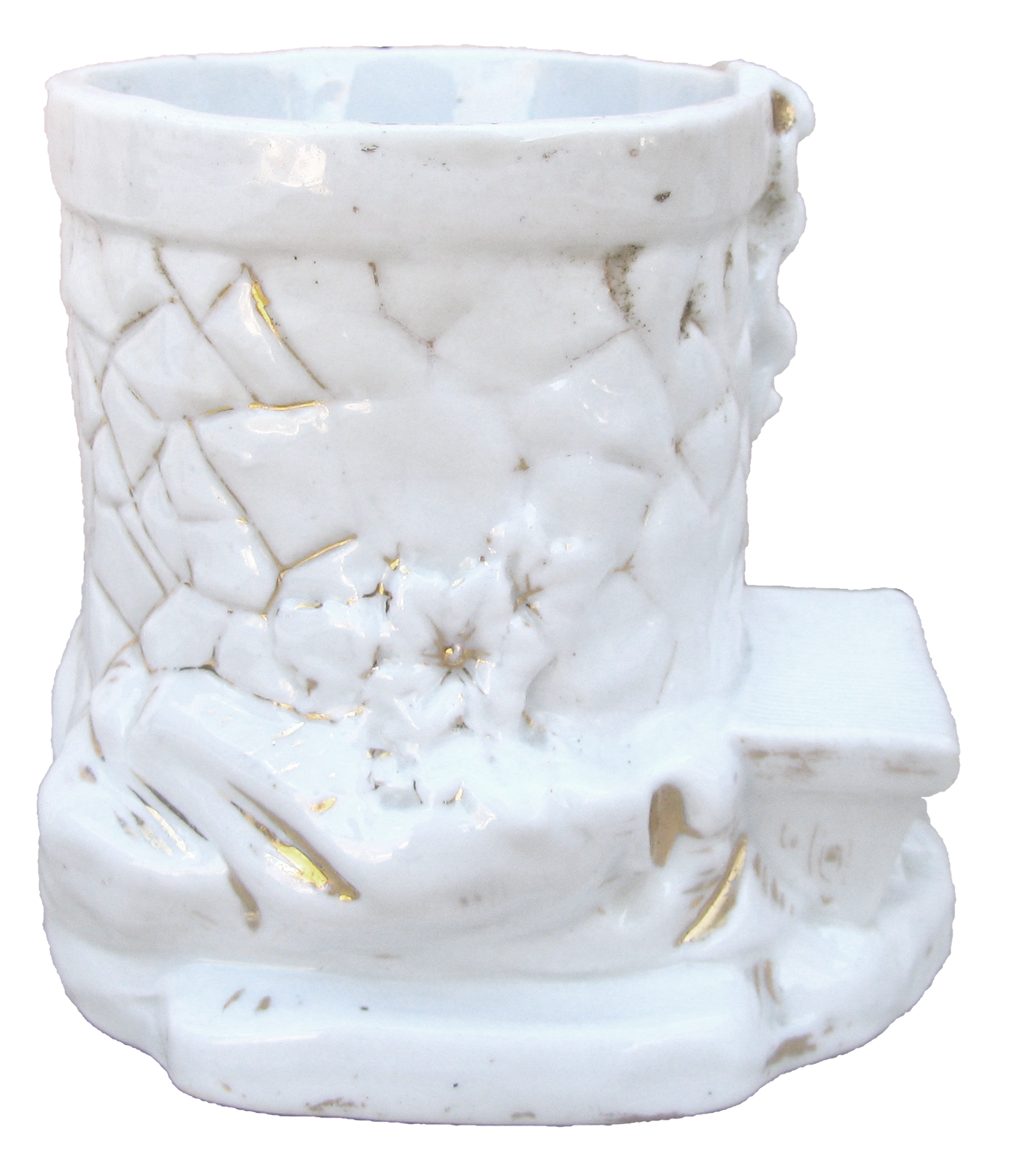 Porcelain Wishing Well Humidor / Match Striker