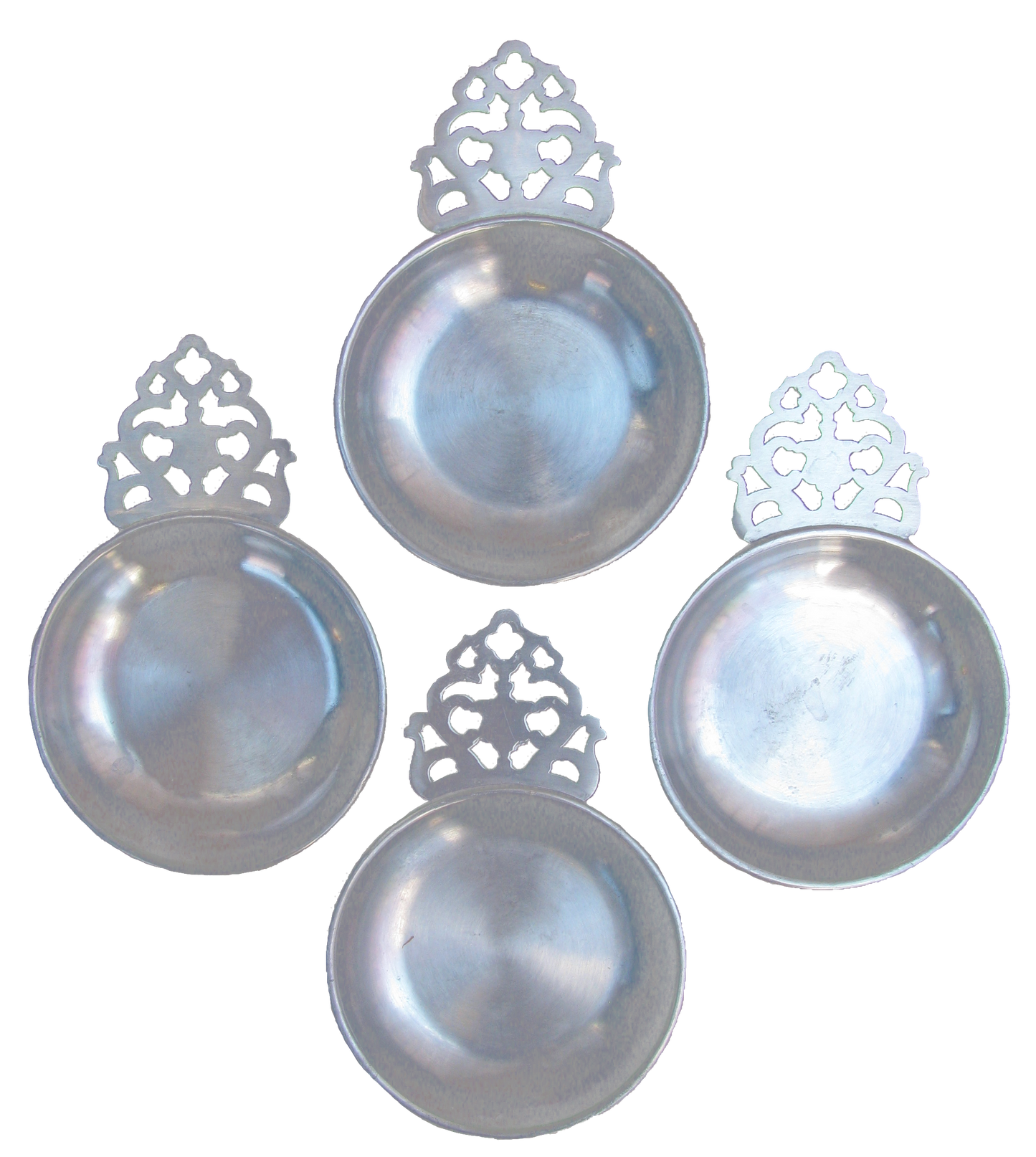 Stede Pewter Tastevins / Porrigers, Set of 4