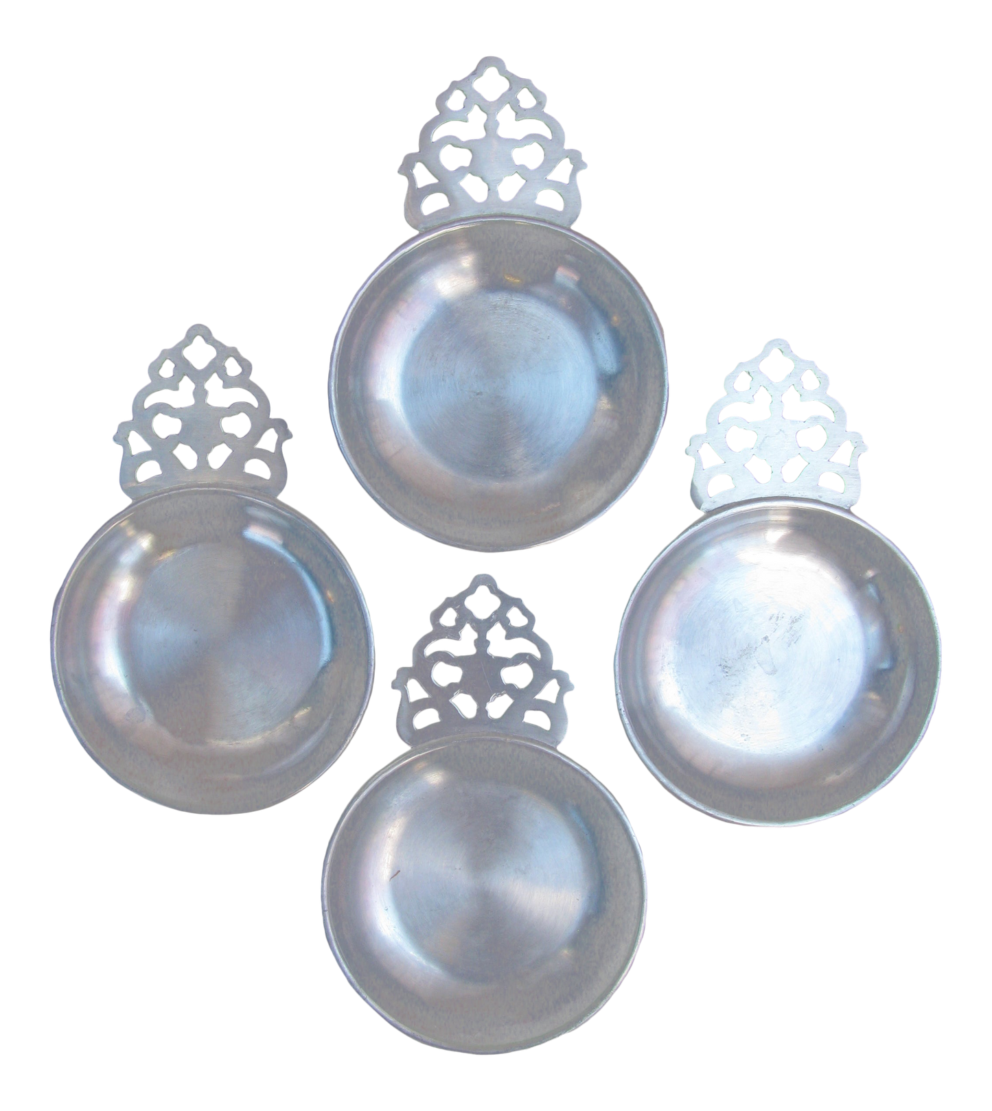Stede Pewter Tastevins / Porrigers, Set of 4