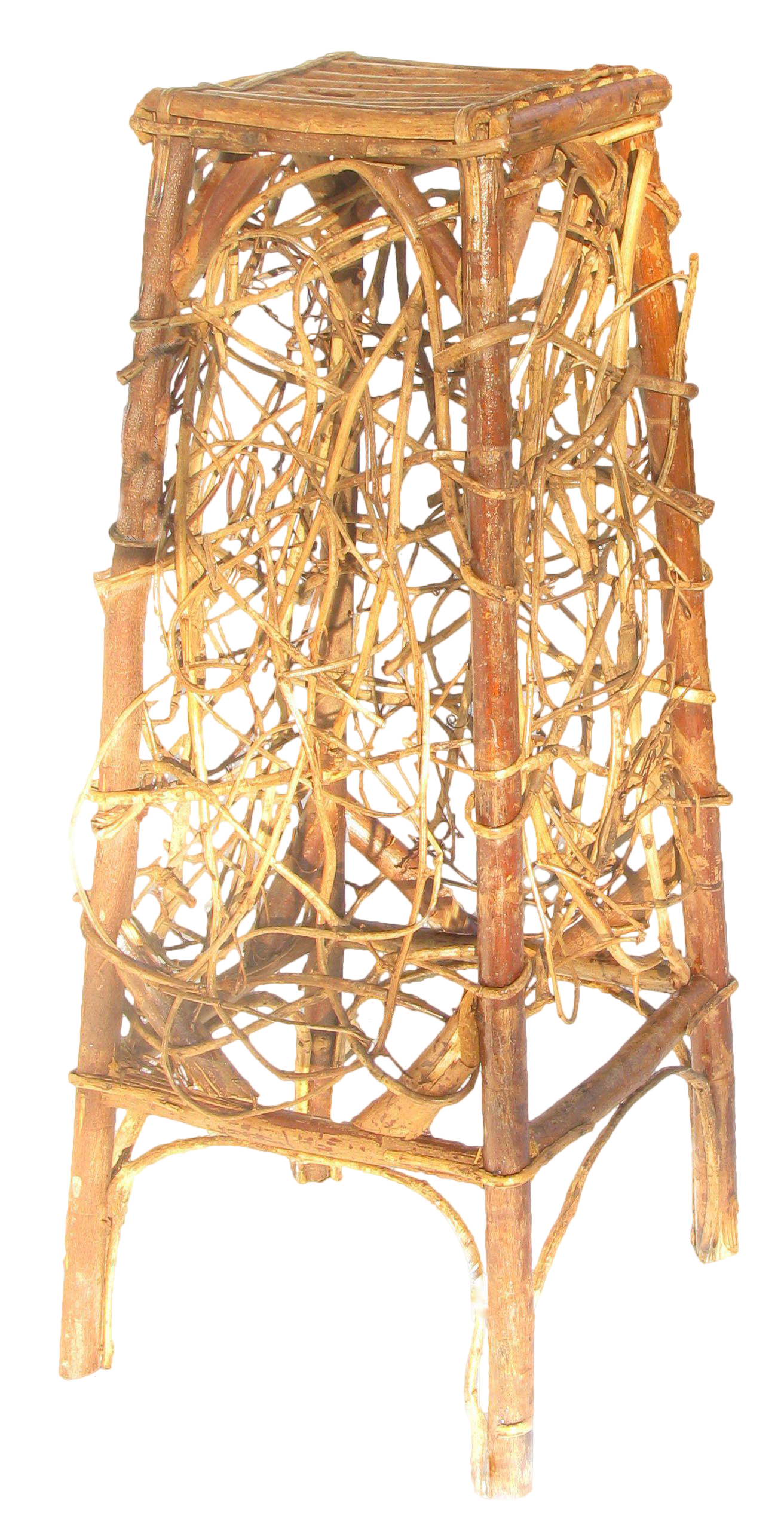 Vintage American Adirondack Twig Table