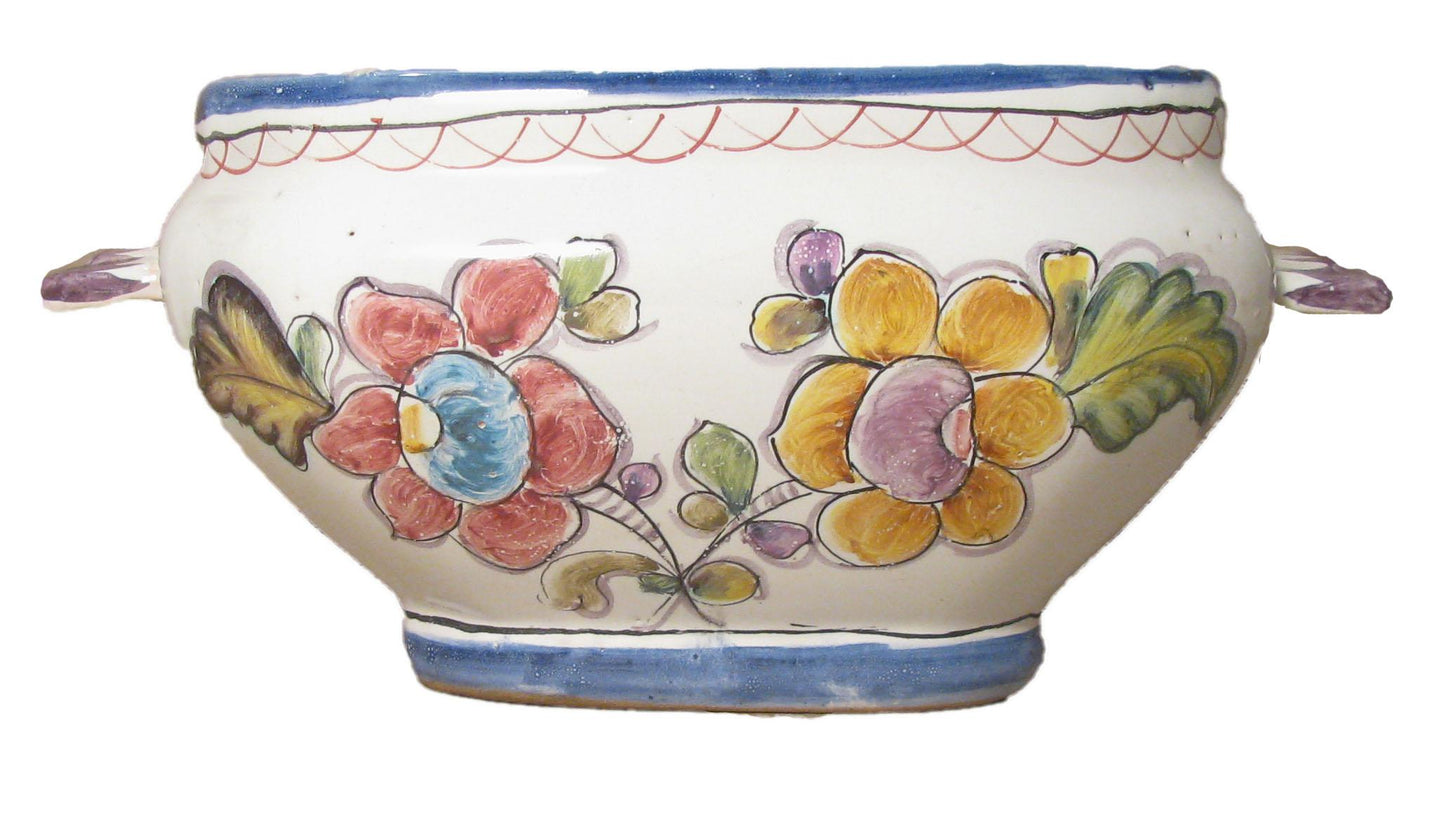 Vintage Portuguese Coimbra Pottery Tureen