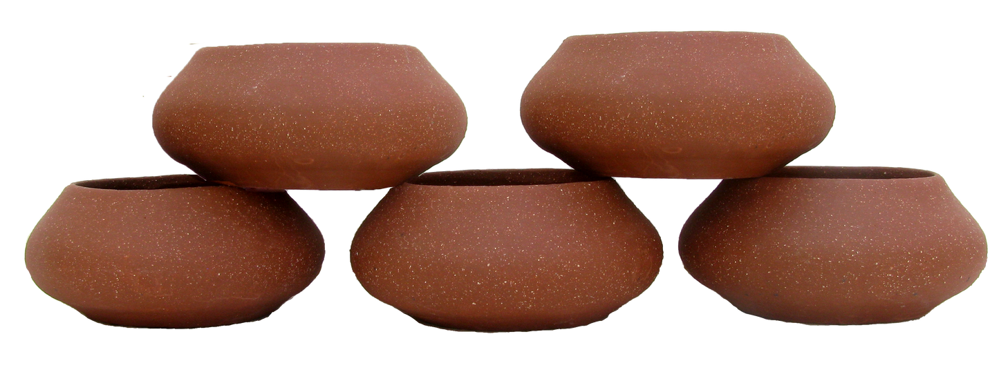 Vintage Terracotta Bowl Collection, Set of 5