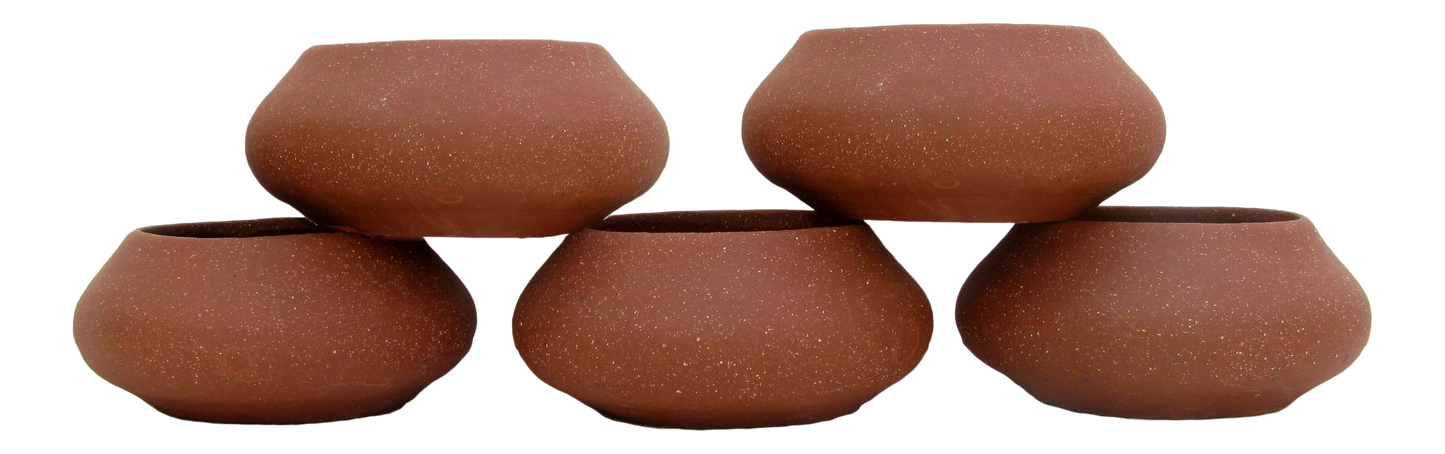Vintage Terracotta Bowl Collection, Set of 5