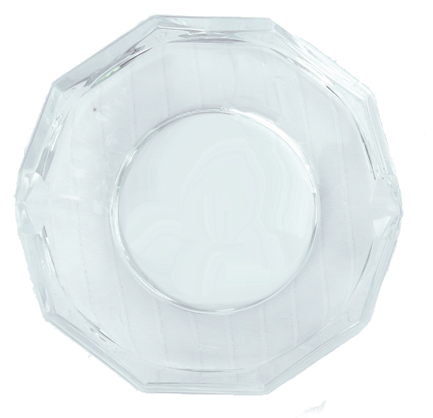 Vintage Val Saint-Lambert Crystal Bowls / Ashtrays, Set of 4