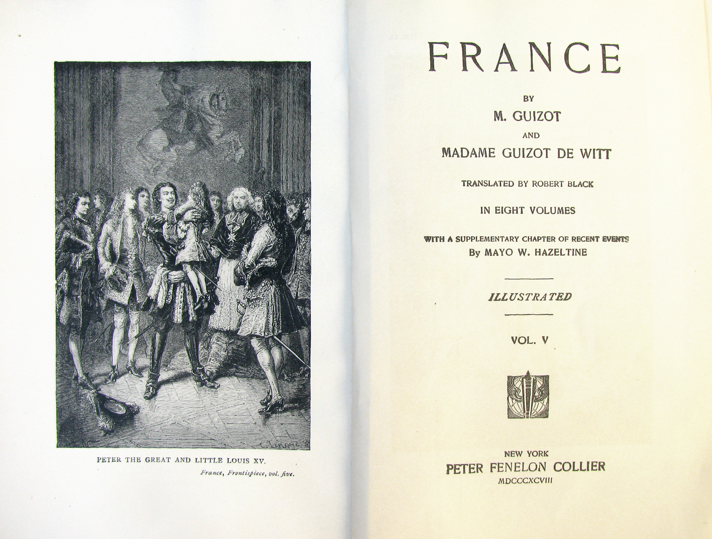 1898 Edition "Nations of the World: Guizot's France", Set of 4