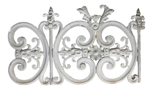 18th C. French Zinc Roof Cresting / Faitage