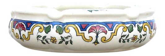 1910s French Digoin & Sarreguemines Faience Ashtray / Catchall