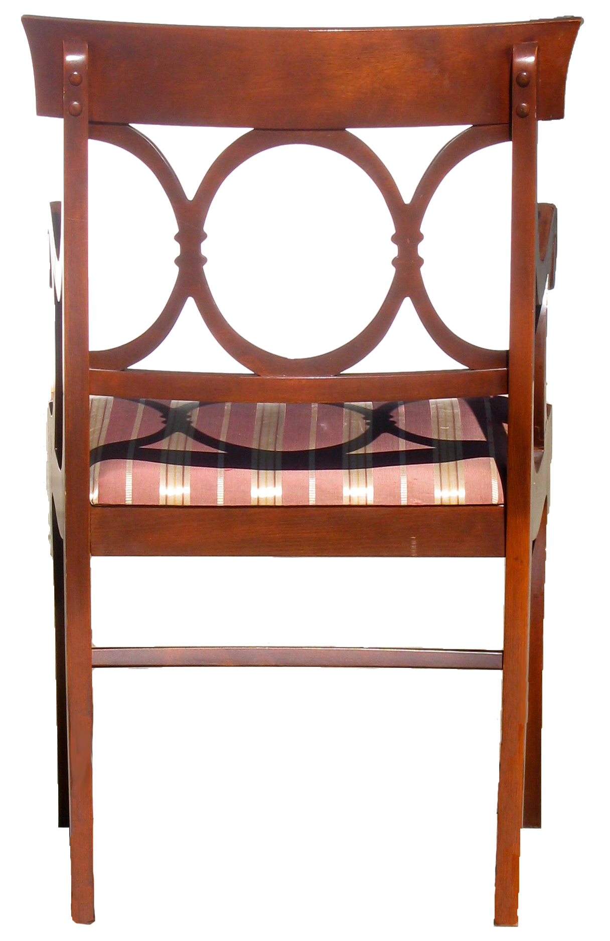 1930s English Regency Style Mahogany Klismos Accent / Desk Chair