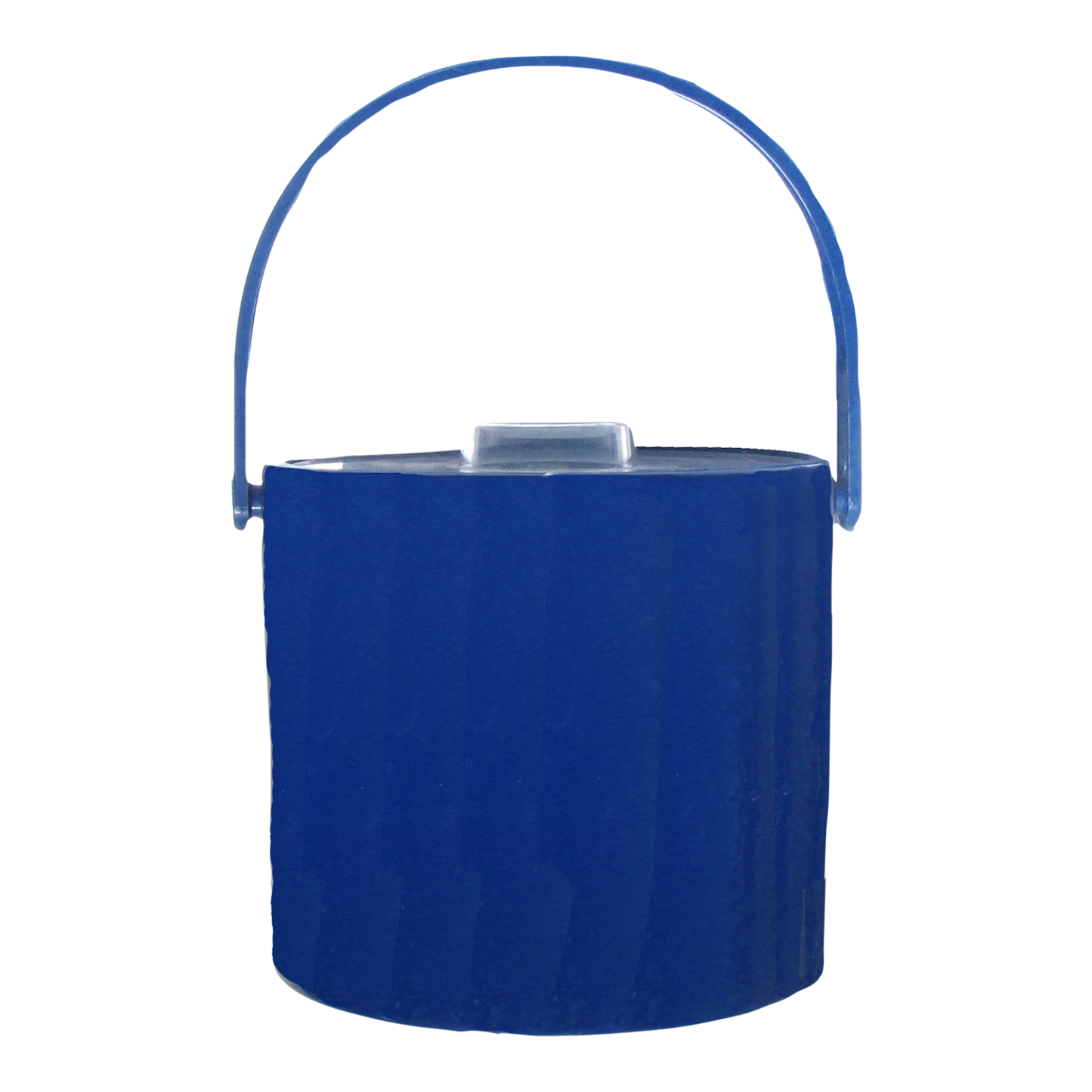 1960s Blue Patent Leather Look Ice Bucket