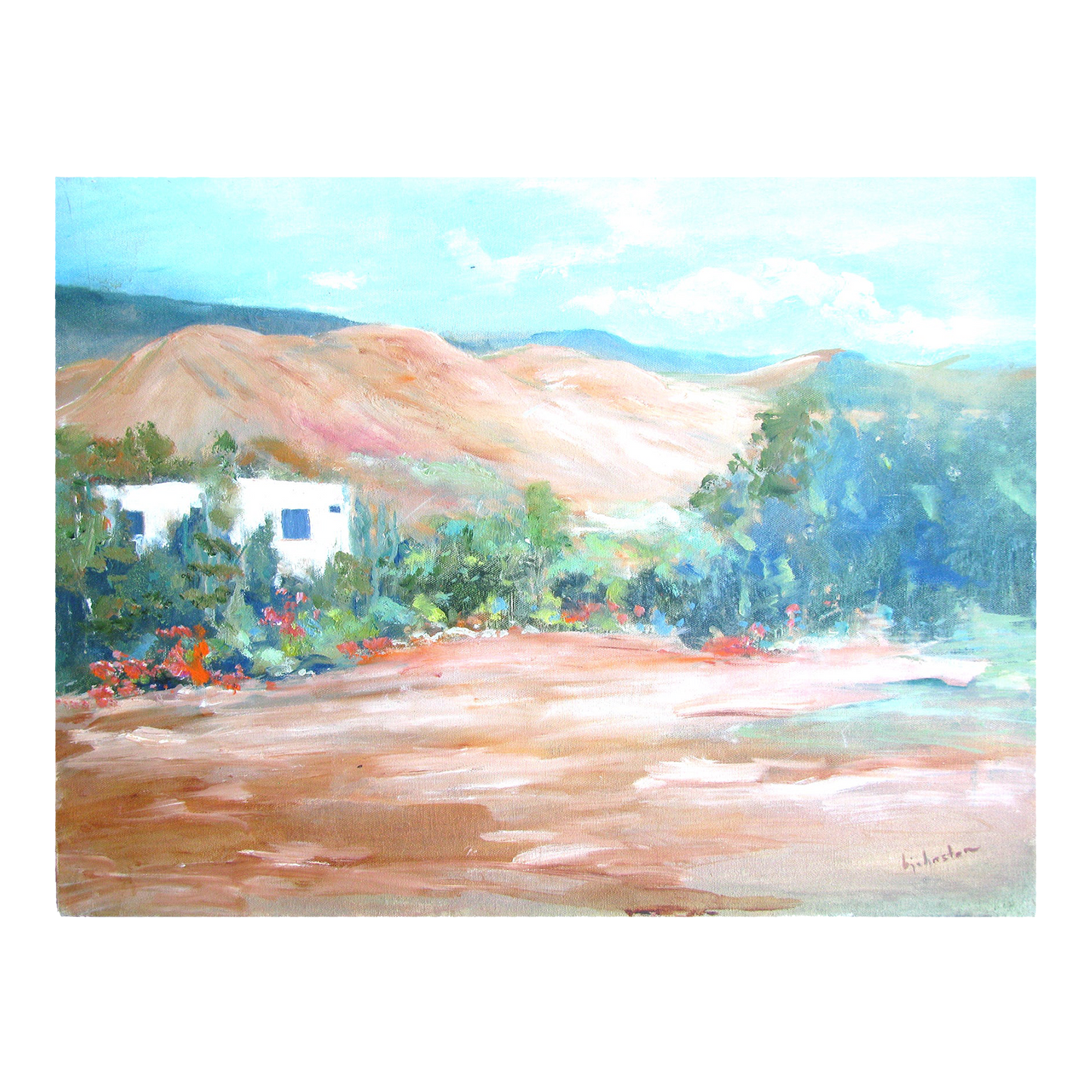 1970s Southwestern / New Mexico Landscape by b.j. Johnston