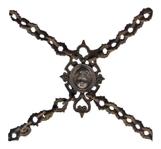 19th C. French Iron Garden Decorative Accent / Fence Panel