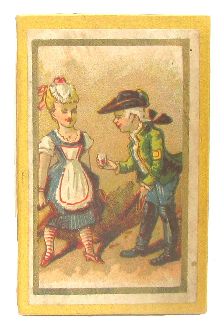 19thC French Love-Themed Boxes, Set of 4