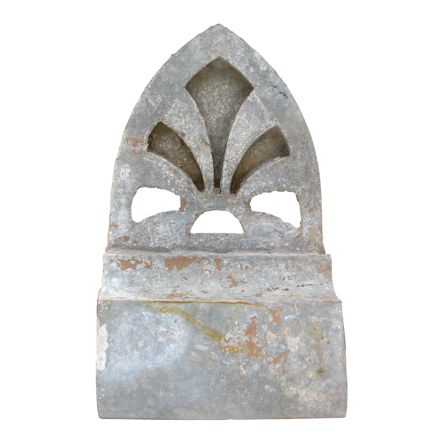 Antique English or French Zinc Architectural Element