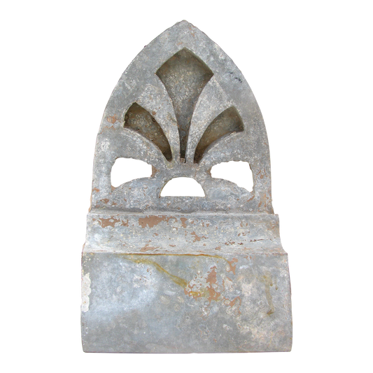 Antique English or French Zinc Architectural Element