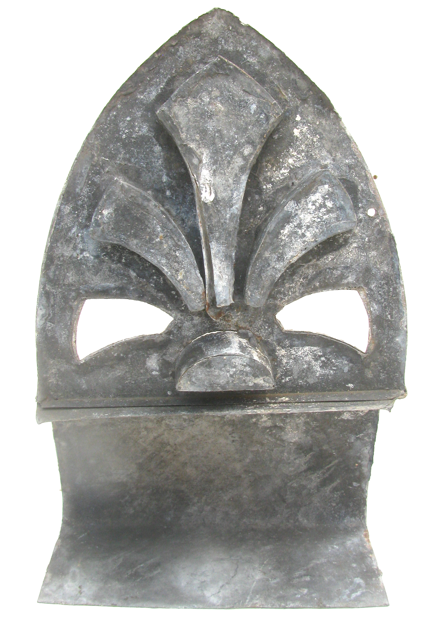 Antique English or French Zinc Architectural Element