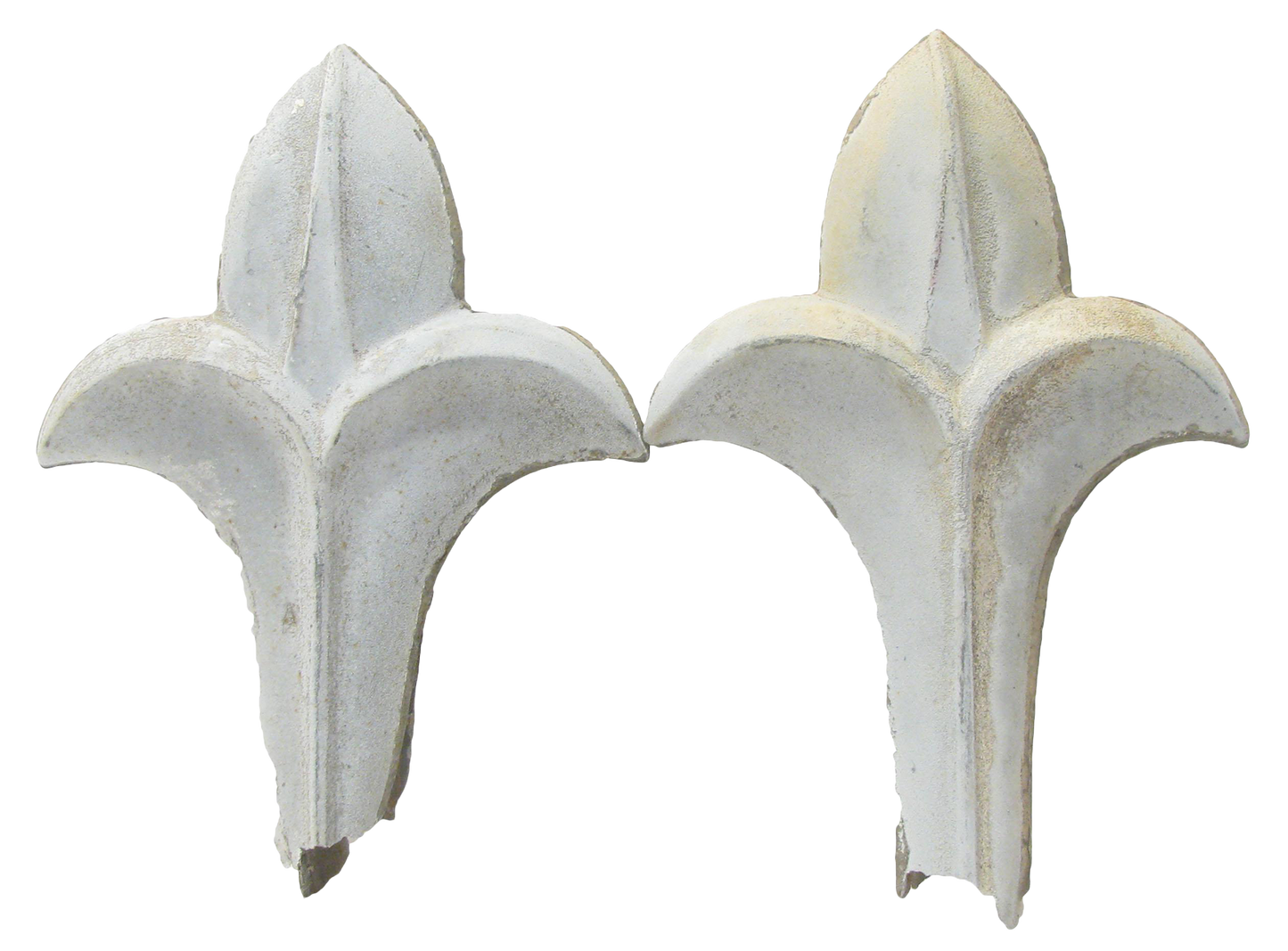 19th C. French Zinc Architectural Decoration, Pair.