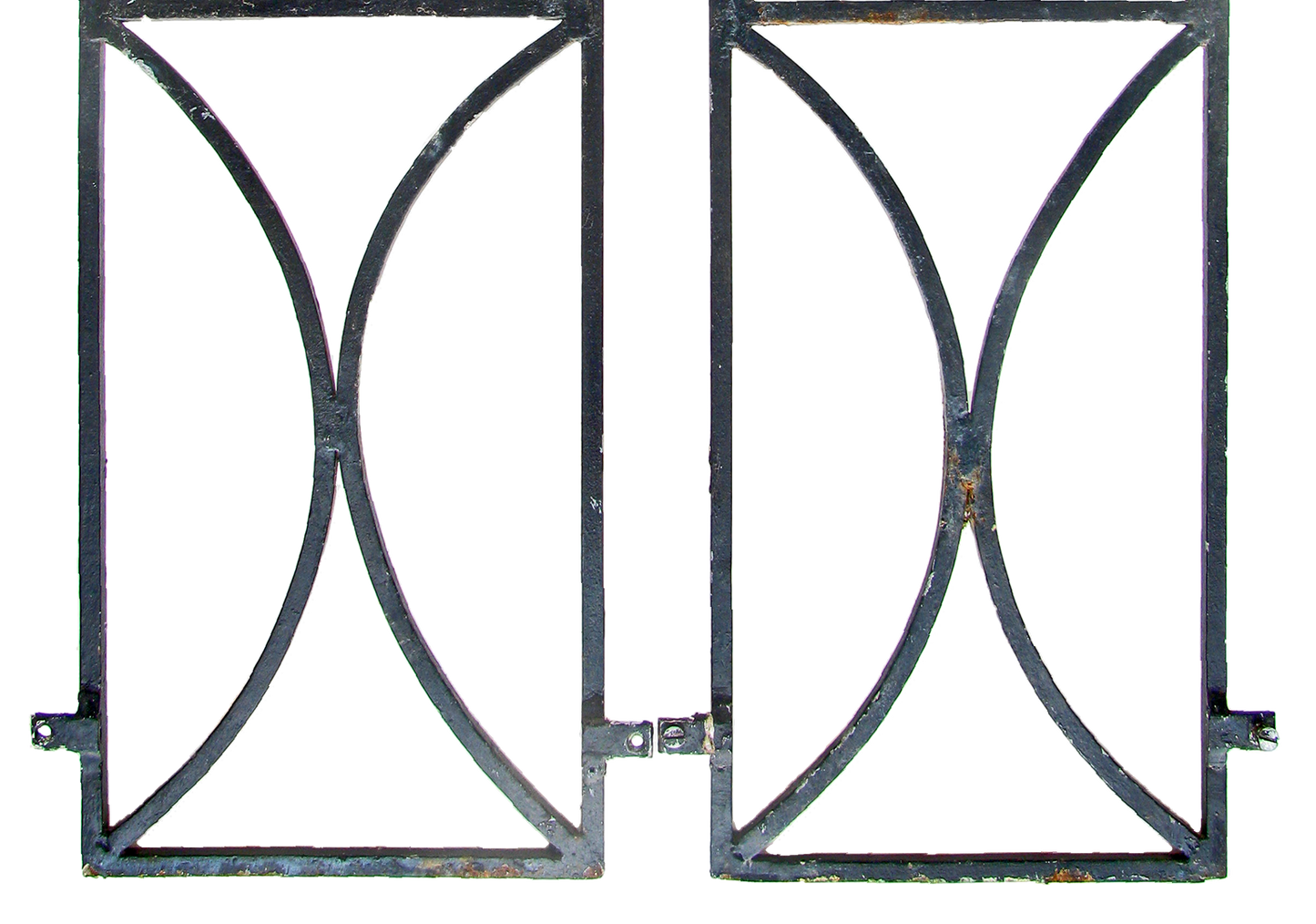 Art Deco Iron Architectural Elements, Pair