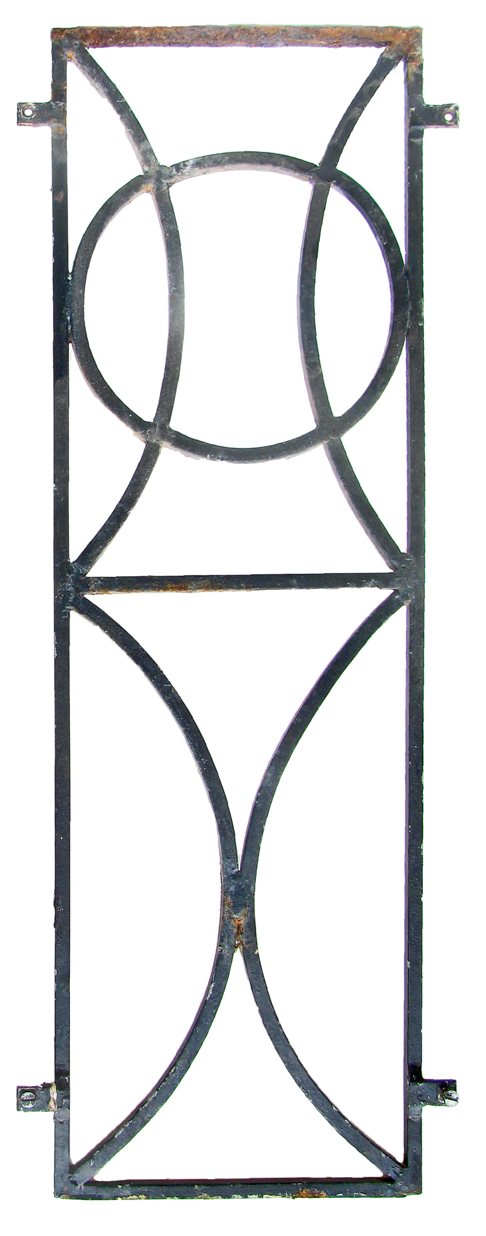 Art Deco Iron Architectural Elements, Pair