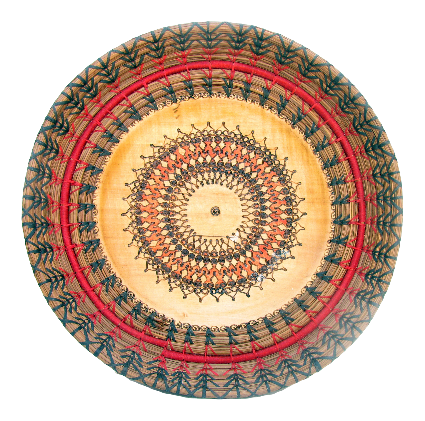 Boho Chic Tribal Woven Platter / Tray