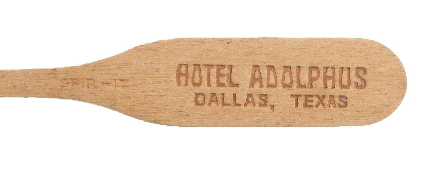 Dallas Hotel Adolphus Beverage Stirrers, Set of 6