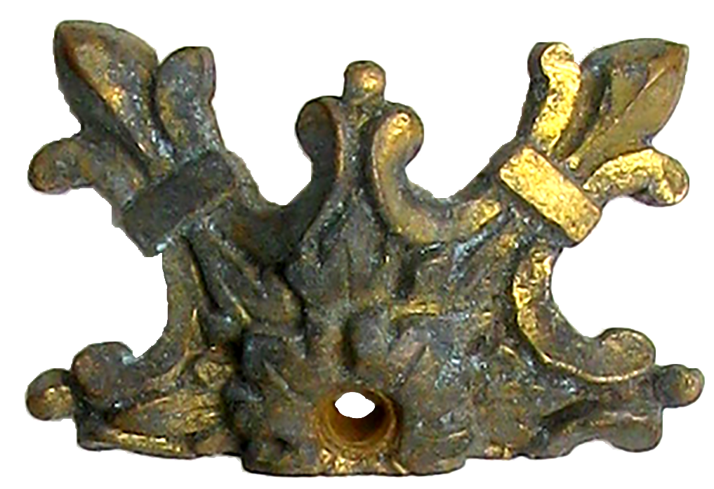 French Antique Bronze Gilt Element Collection, Set of 18