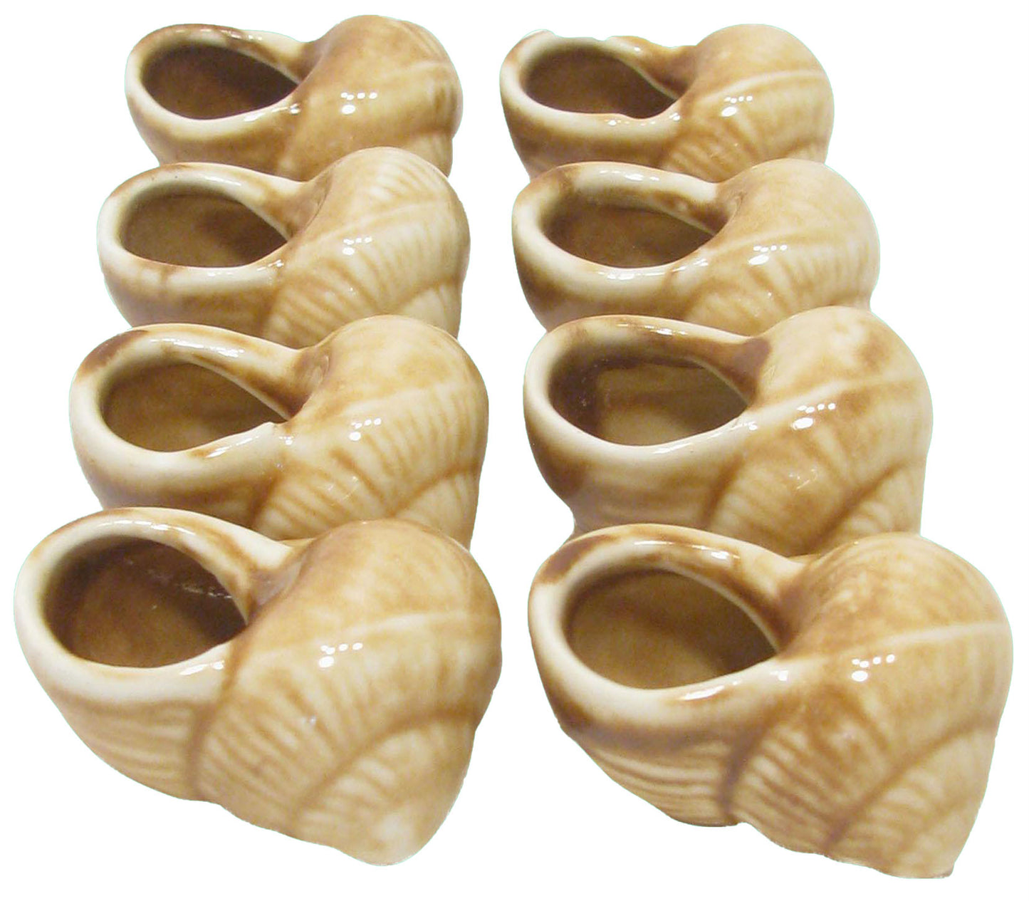 Vintage French Escargot Pots, Set of 8