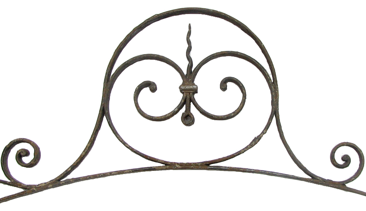 French Iron Architectural Element