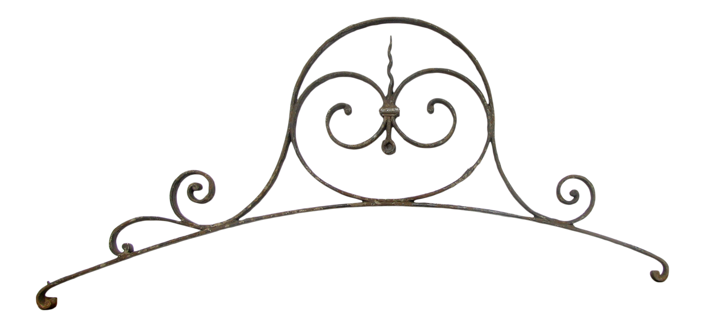 French Iron Architectural Element