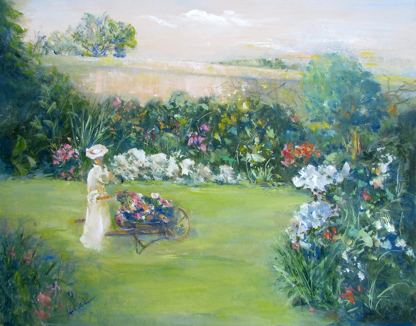 Impressionist Garden by b.j. Johnston